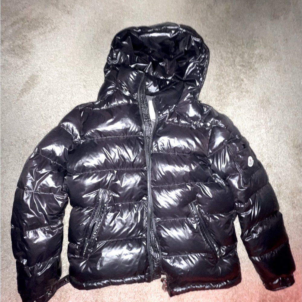 Moncler coat with hoodie